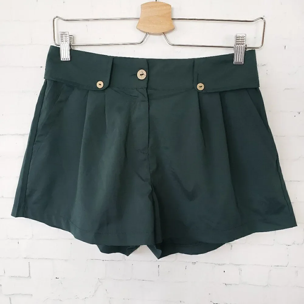 Blu Pepper Dark Green Shorts Size S Holiday Elf Costume Christmas NEW